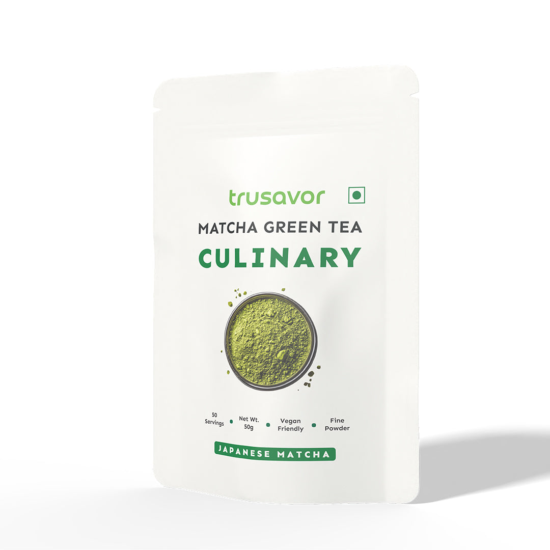 Trusavor Japanese Culinary Matcha Green Tea – Shizuoka Perfection in Every Sip (50GM)