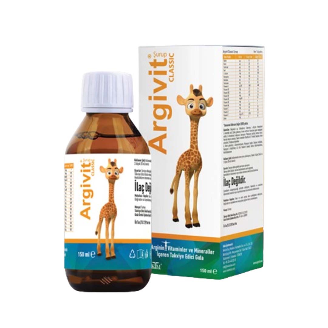 Argivit Classic Syrup for Children Strengthens Immunity and Increases Height150 ml