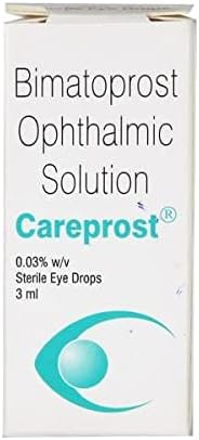 Careprost for eyelash and eyebrows growth with Free Applicator Brush