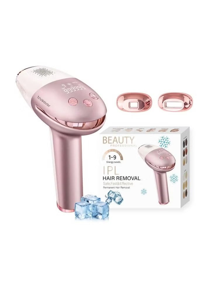 Trusavor IPL Hair Removal Device 9 Energy Levels | 999,999 Flashes | Cooling Function