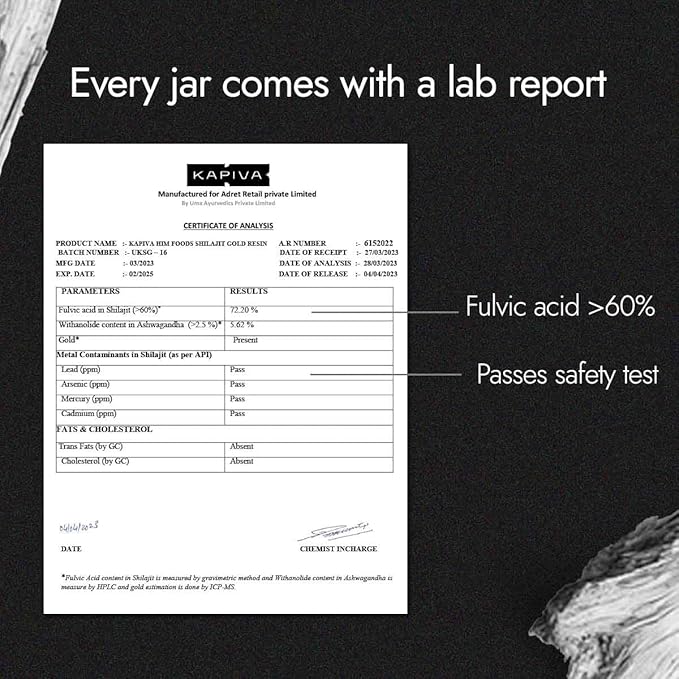 Kapiva Shilajit Gold Resin - 20g