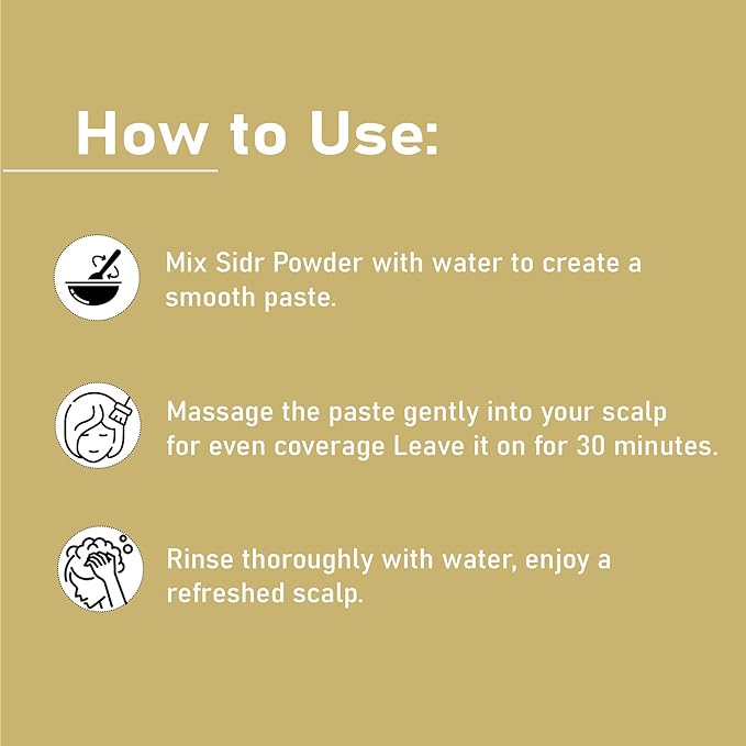 Sidr Powder by mi nature | 227g ( 8oz) (0.5 lb ) | Sidr leaves Powder for hair | Natural Hair conditioner | Natural source of mucilages and saponins | Natural hair cleanser