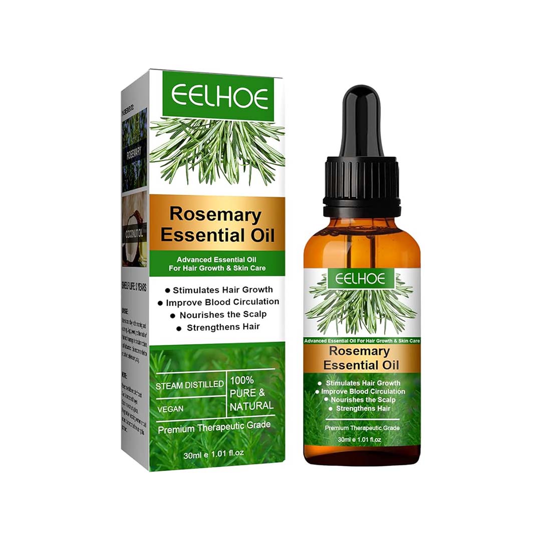 Eelhoe Rosemary Oil for Hair Growth, Rosemary Essential Oils, 100% Pure Natural, for Hair Growth, Face Care, Aromatherapy, Rosemary Hair Oil
