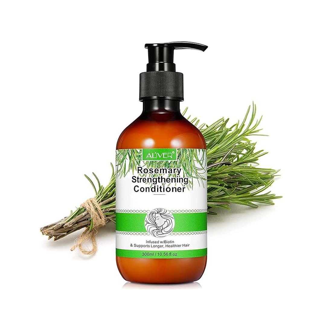 Rosemary Conditioner (10.56 fl.oz), Infused with Biotin, Nourishes and Moisturizes Hair, Rosemary Mint Conditioner for Dry Damaged Hair, Promotes Hair Growth & Scalp Health