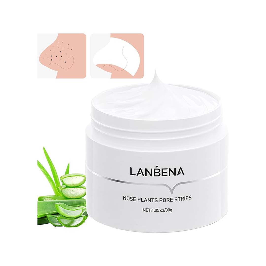 LANBENA Blackhead Remover Mask, Blackhead Strips Blackhead Mask Peel off Mask Facial Pore Cleanser Purifying Face Mask Nose strips (1.05 Ounce)