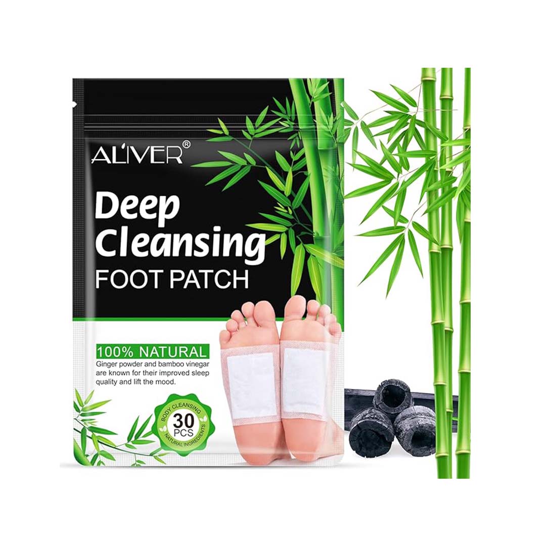 Foot Detox Pads to Remove Toxins, Deep Cleansing Foot Pads, 30 PCS Foot Pads Detoxifying for Women Men Better Sleep, Stress Relieve, 100% Natural Detox Foot Patch