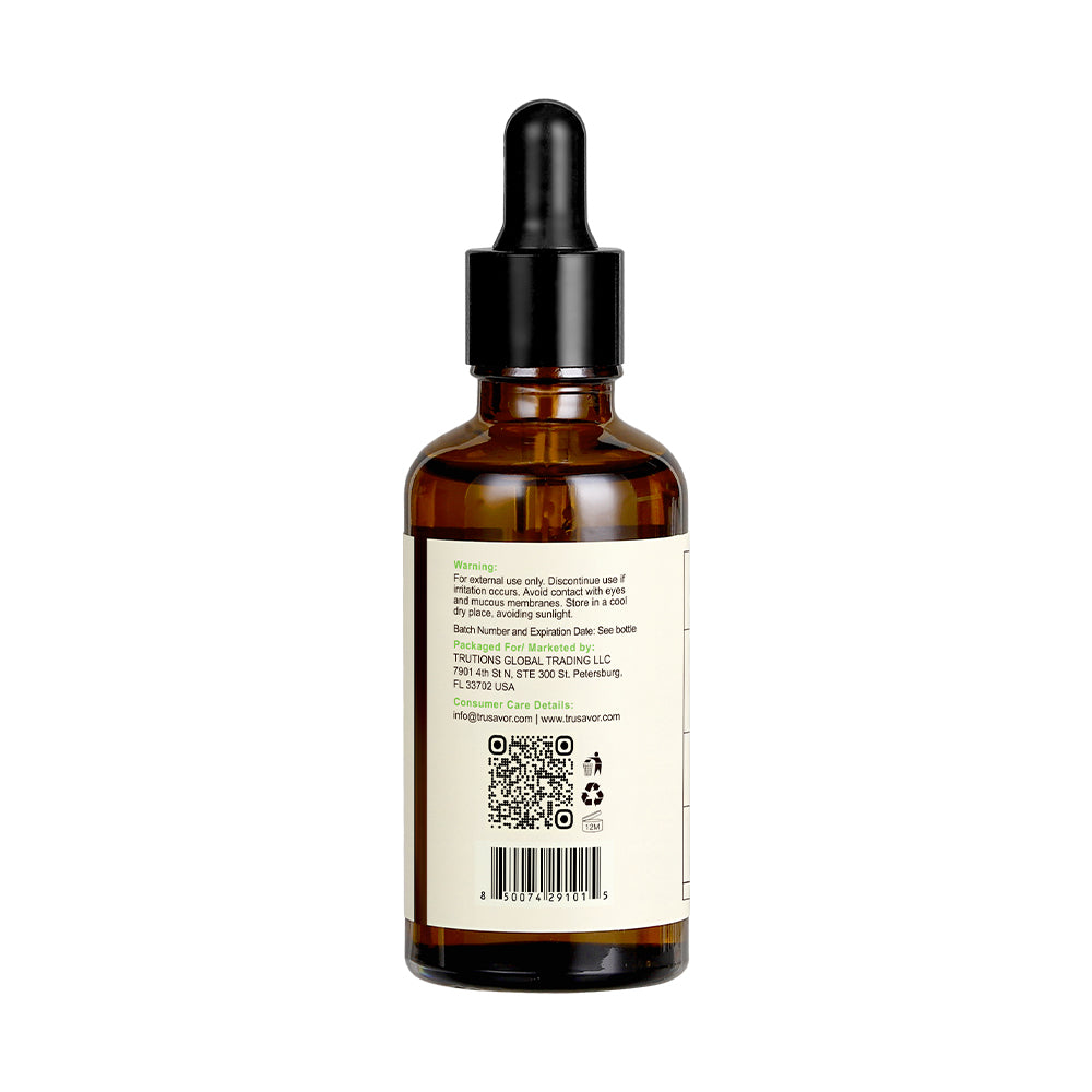 Trusavor Rosemary Hair Oil - 50ml 100% Natural &amp; Vegan | Strengthens Hair | Stimulates Growth