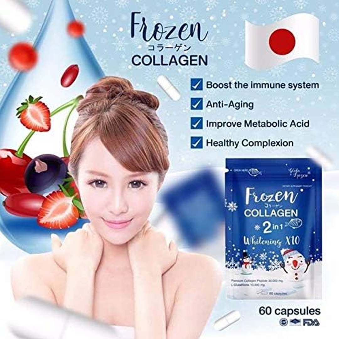 Gluta 2 In1 Skin Whitening X10 Frozen Collagen