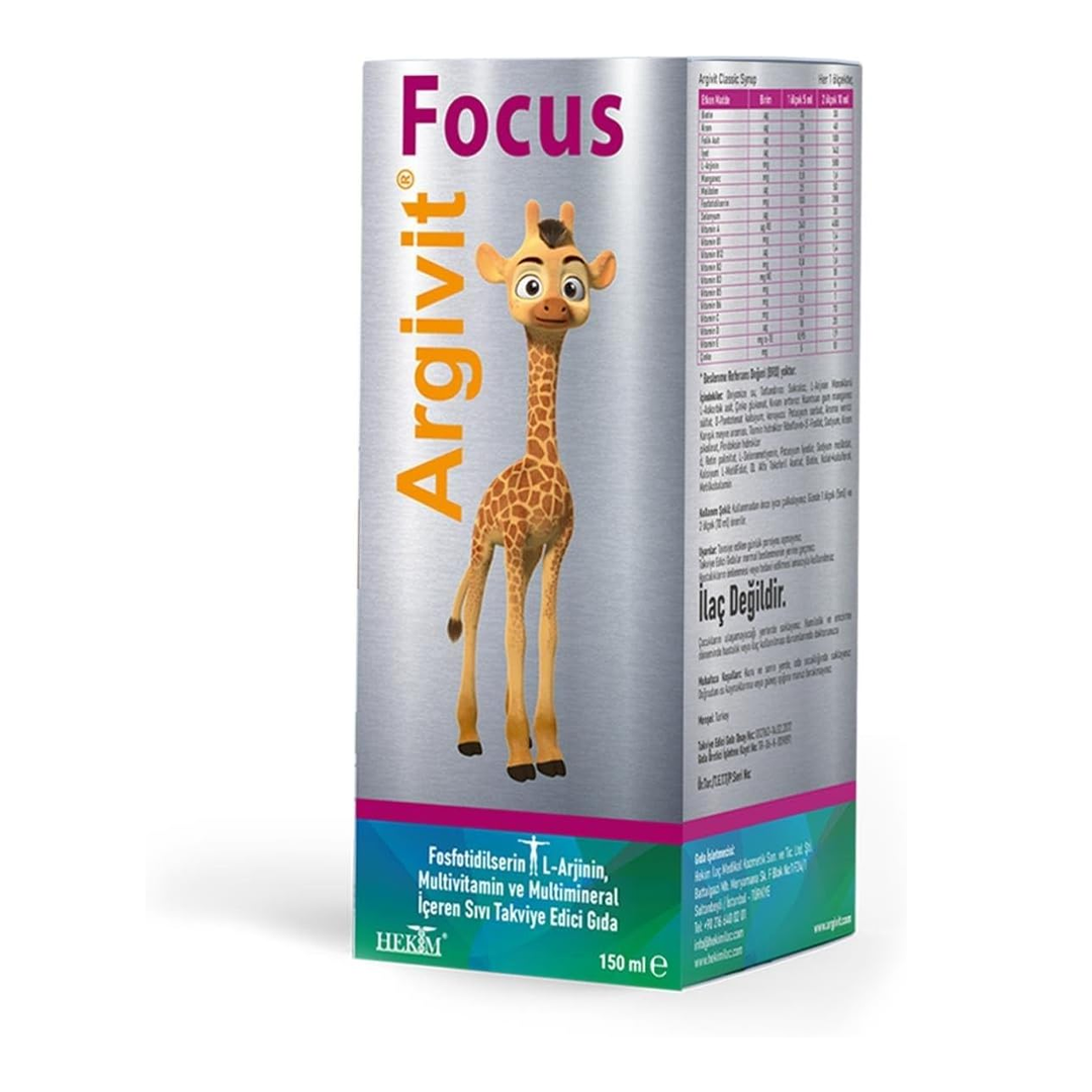 Argivit Focus Multivitamin Syrup for Children 150 ml