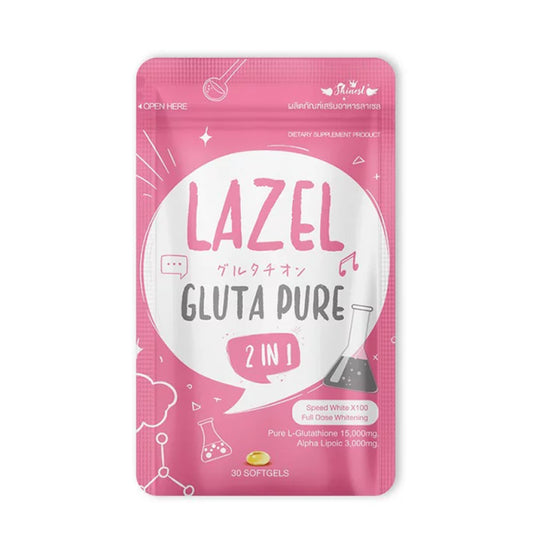 LAZEL Gluta Pure 2-In-1 Full Dose Whitening Pure Softgels