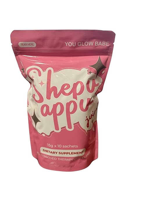 You Glow Babe SHAPE UP SHEPU APPU Juice Powder Mix, 15 Grams x 10 Sachets