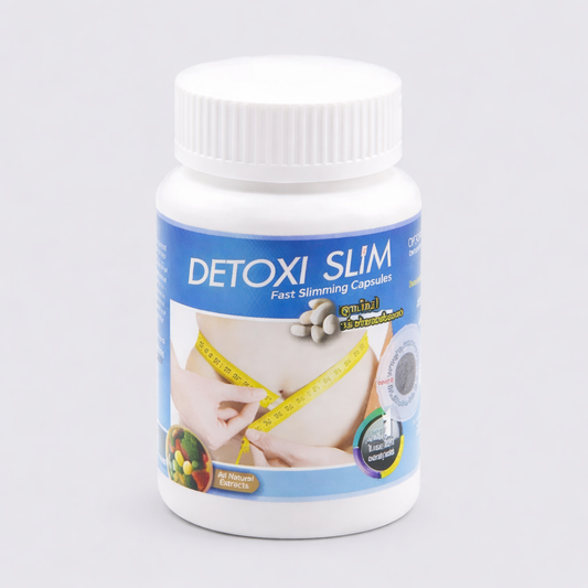 Detoxi Slim Fast Slimming Natural Herbs Supplement Capsules - 30 Nos