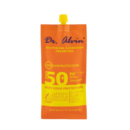 Dr. Alvin, Whitening Sunscreen Cream Gel SPF50 PA+++ 50ml